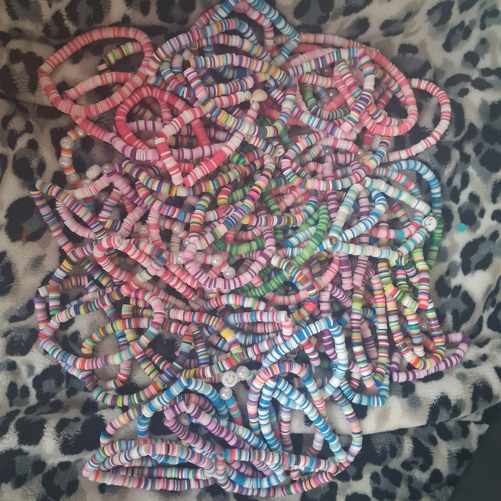 Colorful Beaded Bracelets Set